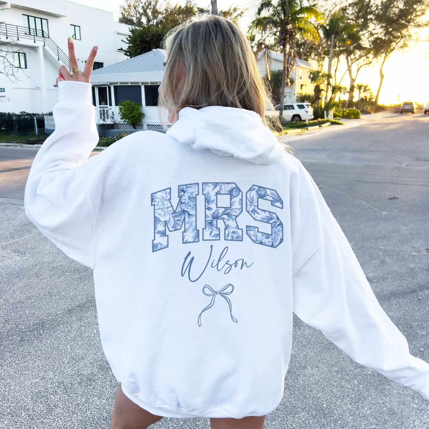 Mrs. Newlywed Personalized Hoodie