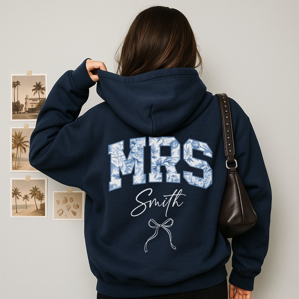 Mrs. Newlywed Personalized Hoodie