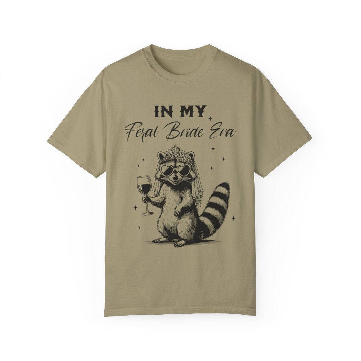 "In My Feral Bride Era" Comfort Colors T-Shirt β Funny Bridal Party Tee