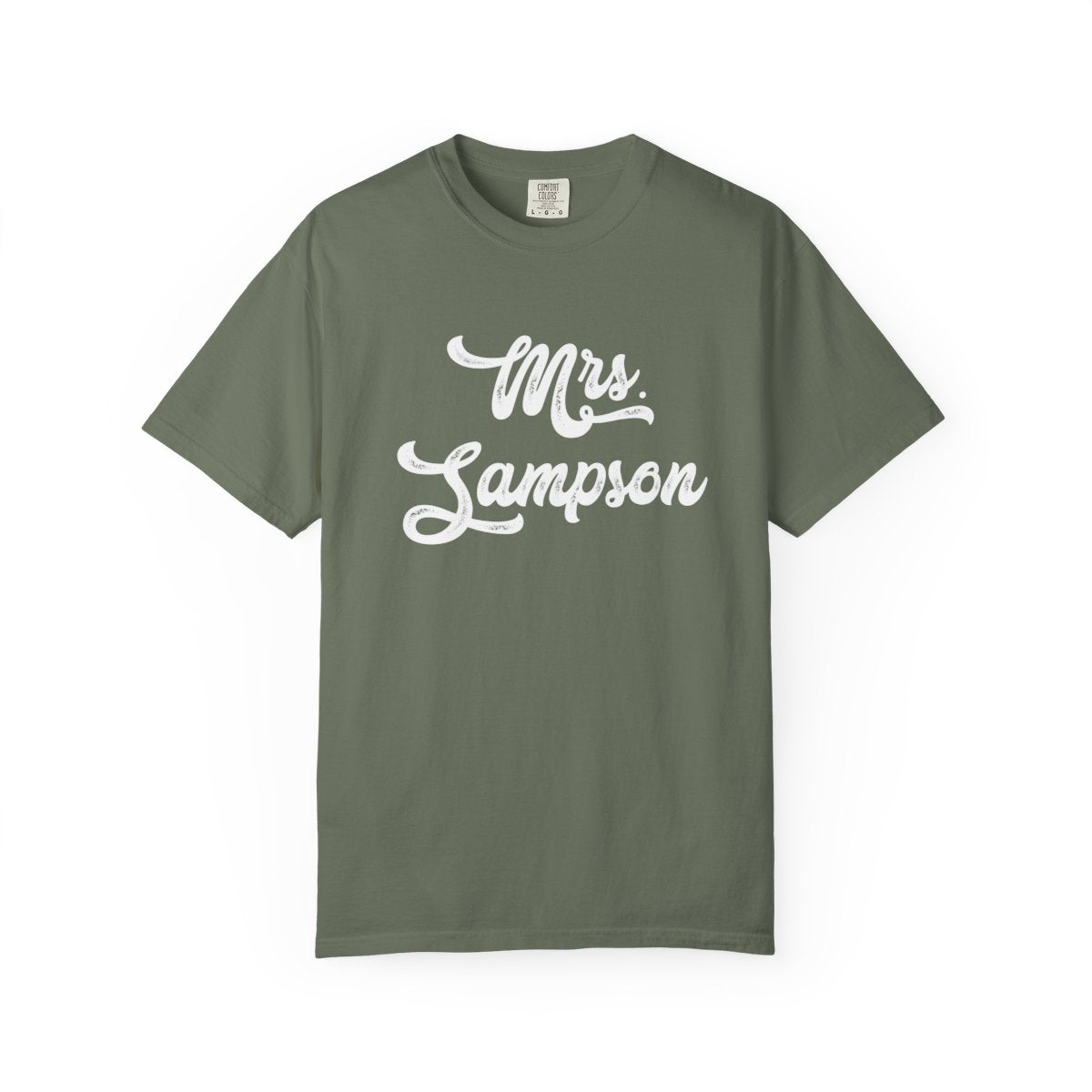 Personalized “Mrs.” T-Shirt – Custom Bridal Tee for the Newlywed Era