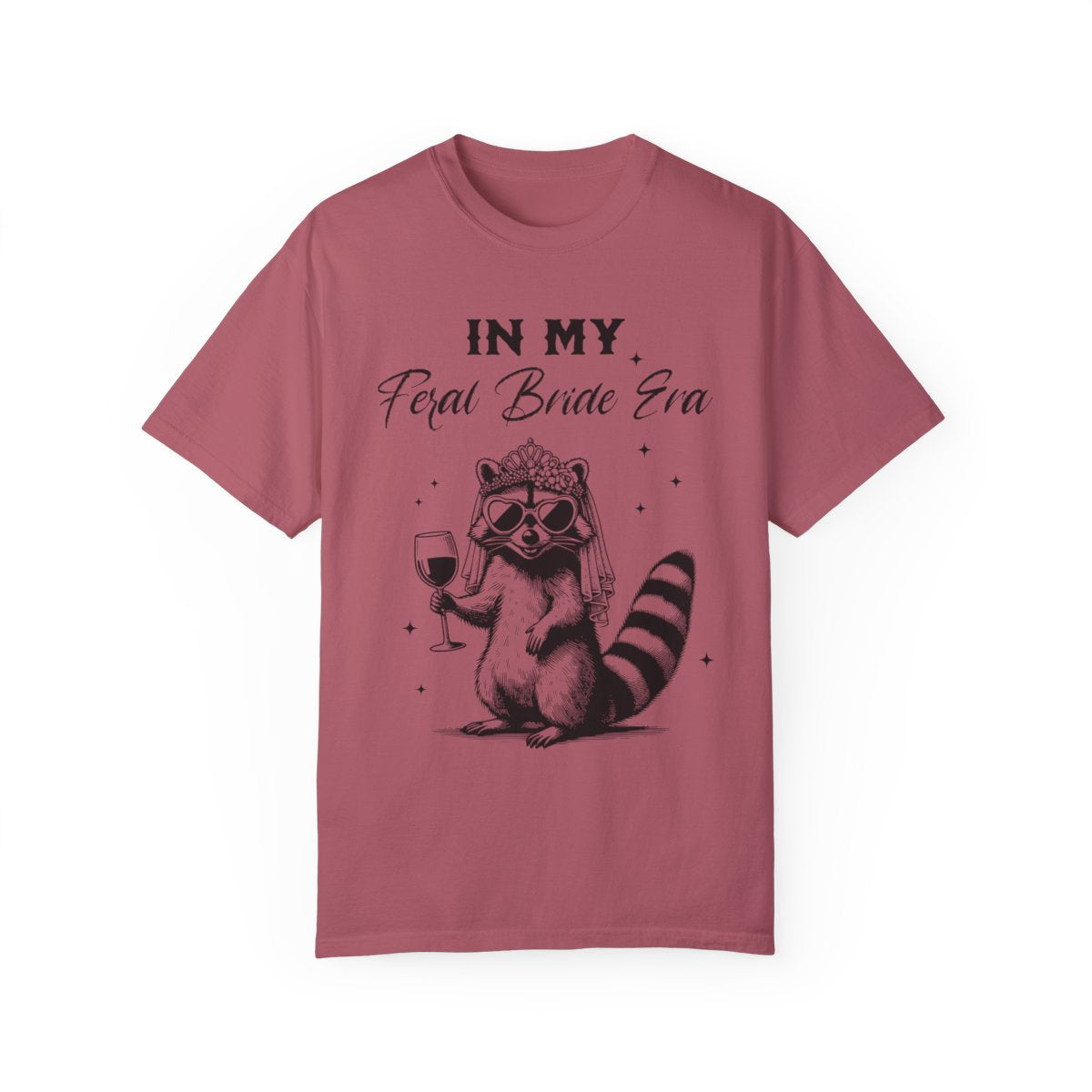 "In My Feral Bride Era" Comfort Colors T-Shirt β Funny Bridal Party Tee