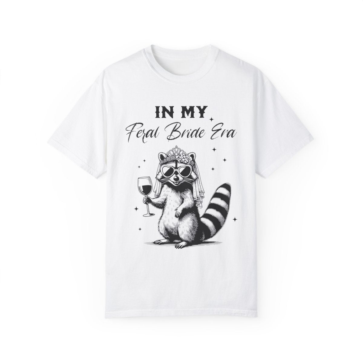 "In My Feral Bride Era" Comfort Colors T-Shirt β Funny Bridal Party Tee