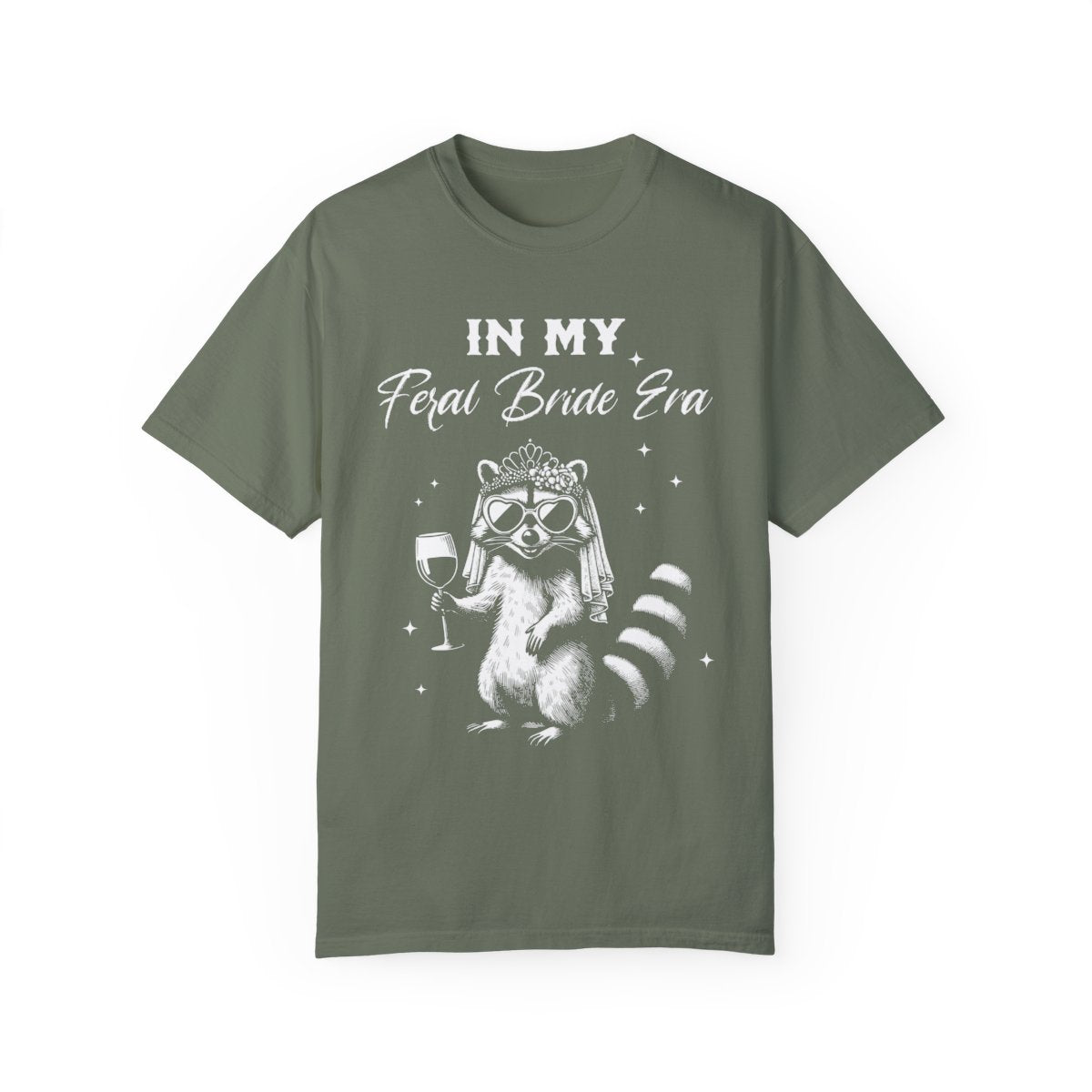 "In My Feral Bride Era" Comfort Colors T-Shirt β Funny Bridal Party Tee