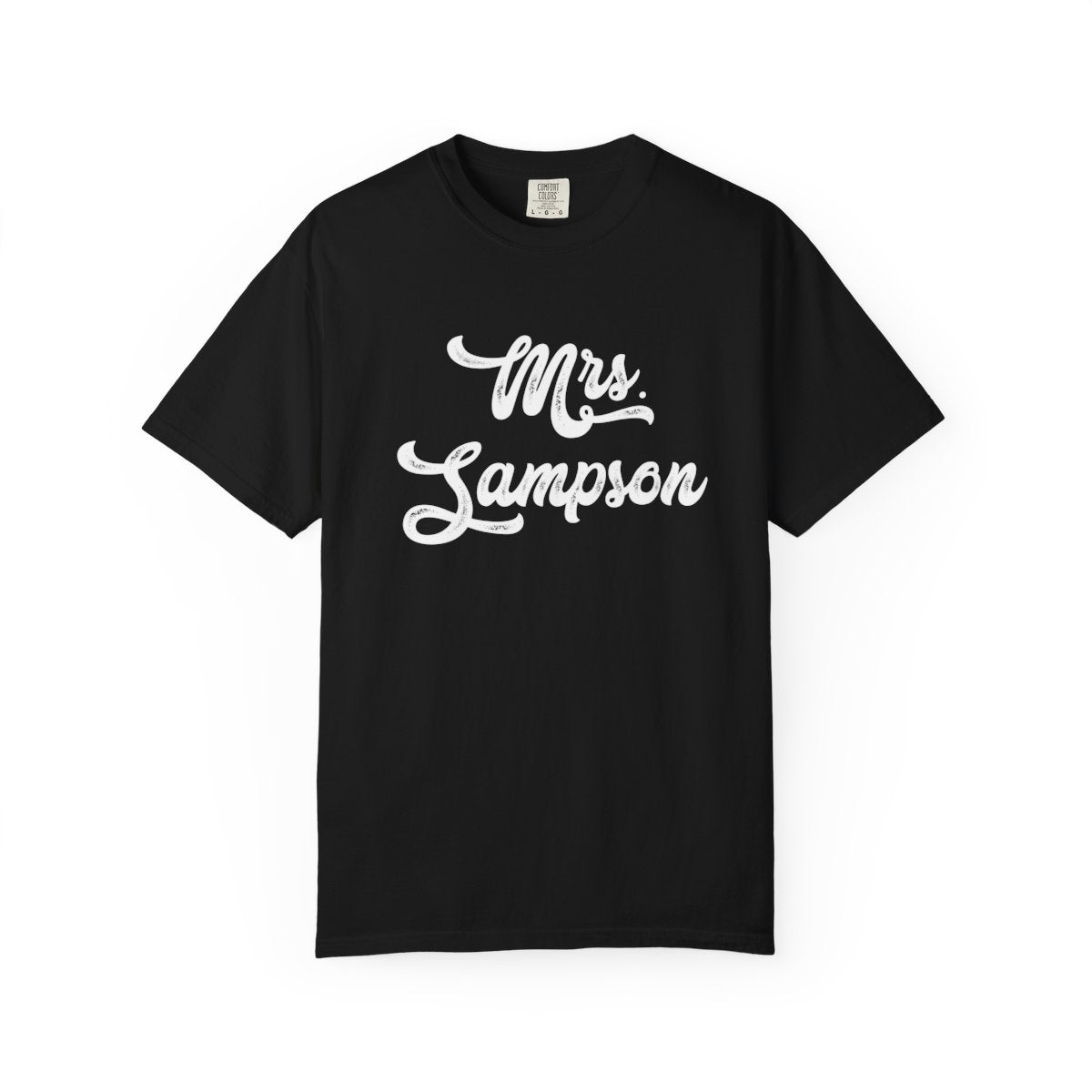 Personalized “Mrs.” T-Shirt – Custom Bridal Tee for the Newlywed Era