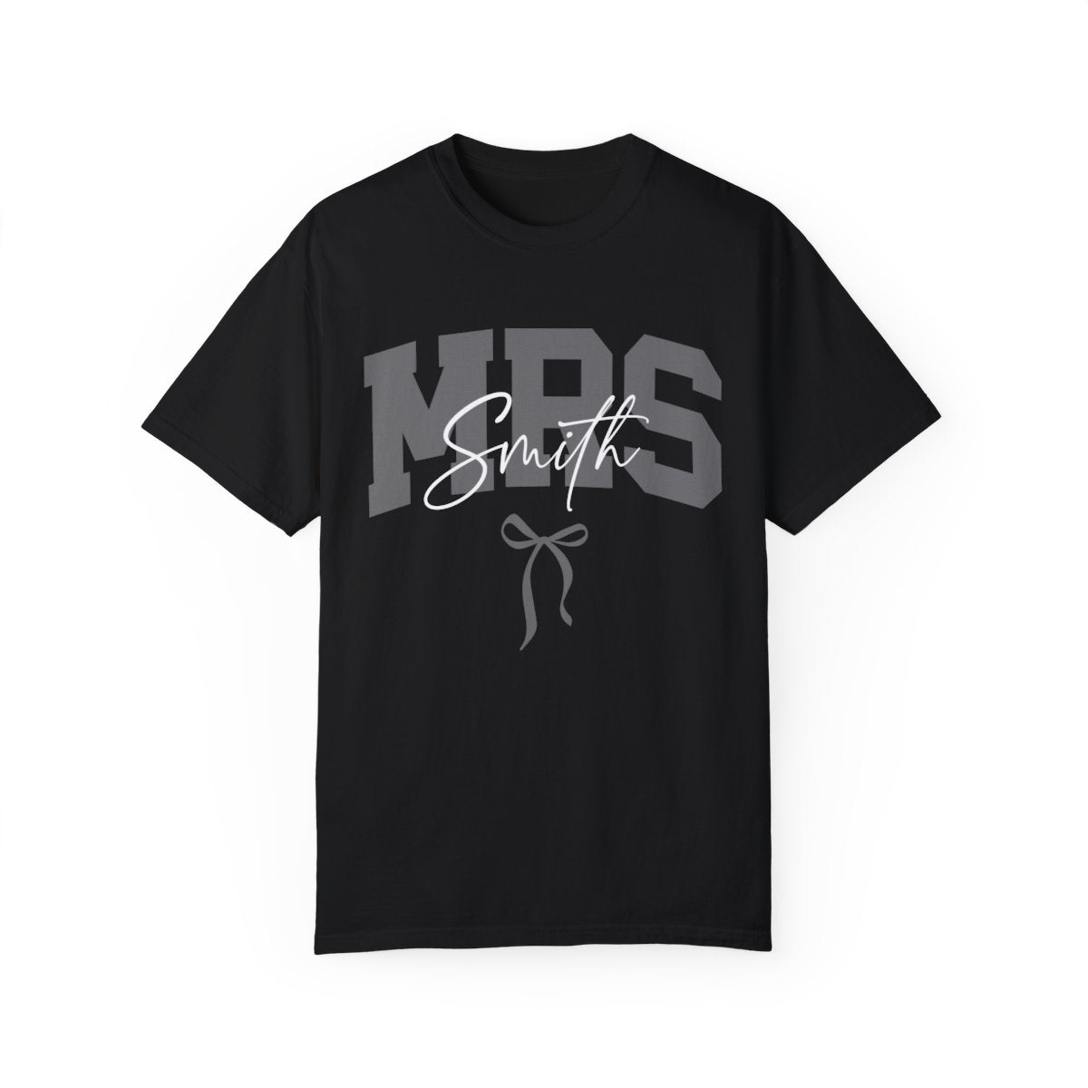 Mr. & Mrs. Matching Wedding T-Shirts – Personalized Couple Tees