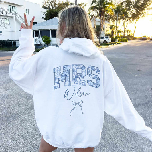 Mrs. Newlywed Personalized Hoodie