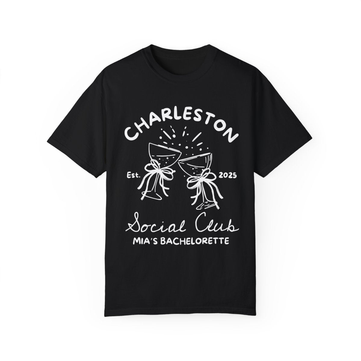 Personalized Social Club Bachelorette T-Shirt